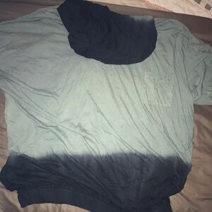 Earthbound Hooded Oversized Cotton Tye Dyed Top